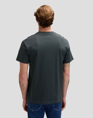 Regular Lee Flag Tee in Washed Black