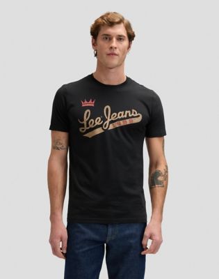 Lee Jeans Regular Tee in Black