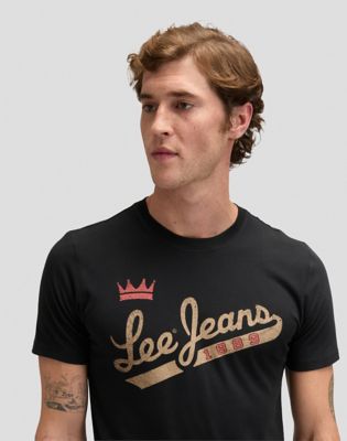Lee Jeans Regular Tee in Black