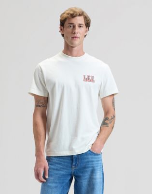 Relaxed Lee Vinyl Tee Natural, Lee