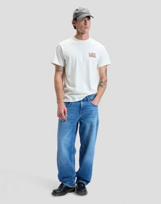 Relaxed Lee Vinyl Tee in Natural