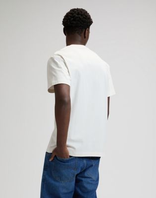 Lee Relaxed Short Sleeve Small Logo Tee Natural, Lee