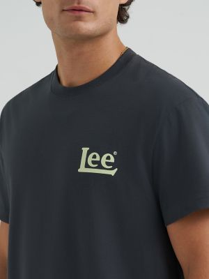 Relaxed Santa Monica Tee in Washed Black