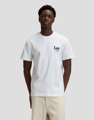 Regular Stamp Tee Bright White Größe L male