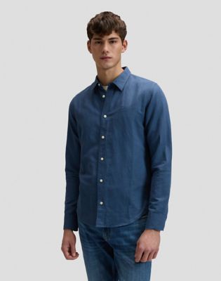 Regular Lee Shirt in Academy Blue