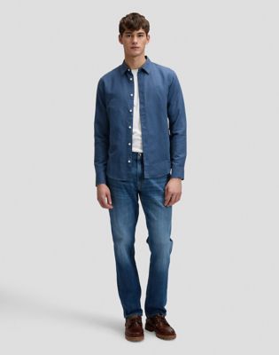 Regular Lee Shirt in Academy Blue