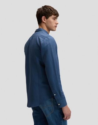 Regular Lee Shirt in Academy Blue