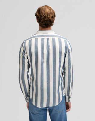 Regular Lee Shirt Academy Blue Stripe, Lee