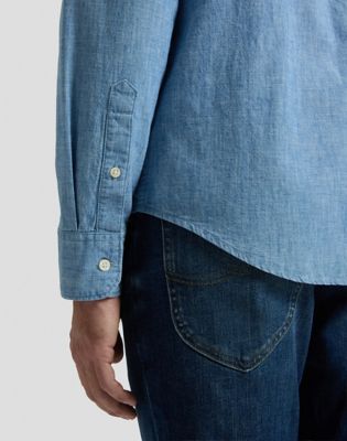 Regular Lee Shirt in Light Chambray