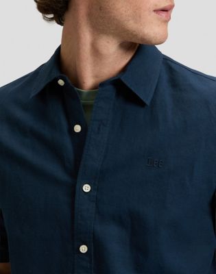 Regular Lee Shirt in Rivet Navy