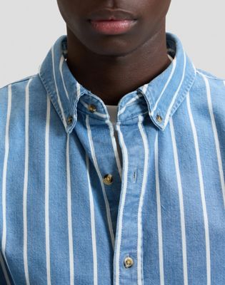 Workwear Relaxed No Pocket Button Down Shirt | Men's Shirts | Lee SE