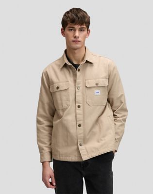 Workwear Relaxed Overshirt in Perfect Khaki