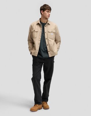 Workwear Relaxed Overshirt in Perfect Khaki