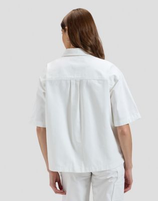 Workwear Loose Shirt in Bright White