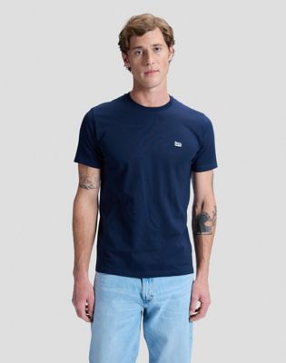 Regular Patch Logo Short Sleeve Tee in Navy