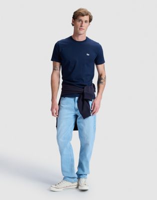 Regular Patch Logo Short Sleeve Tee in Navy