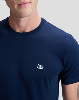 Regular Patch Logo Short Sleeve Tee in Navy
