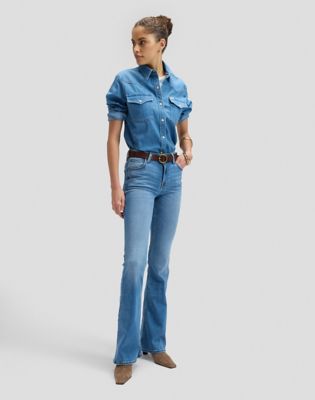 Breese Flare Jean in Lighter Load main view