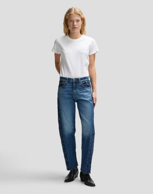 Rider Loose Barrel Jean in Blue Royalty