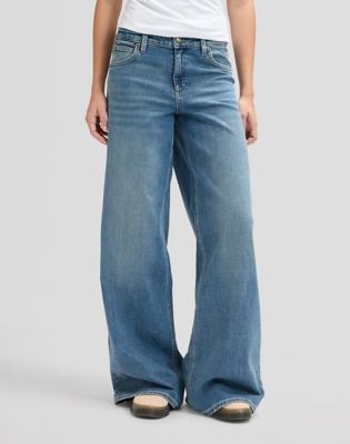 Hope Mid Rise Baggy Jean in Icy Layers