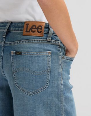 Hope Mid Rise Baggy Jean in Icy Layers