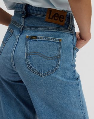 Relaxed Jort in Tinted Blue