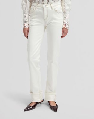 Jean Lee Femme Taille 14 - Bleu, Coupe Relax, Occasion Très Bon état