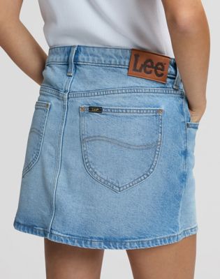 Regular Mini Skirt in Aster Blue