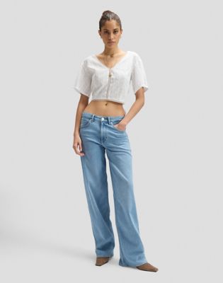 Rider Loose Straight Jean in Water Droplet