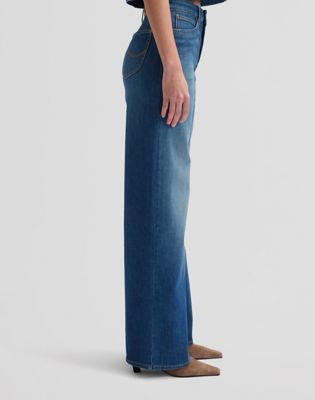 Stella Wide Leg Jean in Blue Arrow