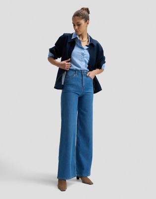 Stella Wide Leg Jean in Dye Star
