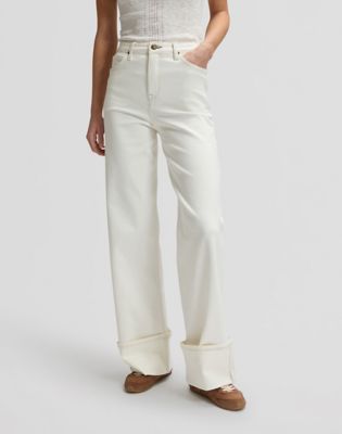 Stella Wide Leg Selvedge Denim Jean in Fresh Flock