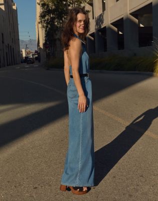 Regular Lightweight Wide Leg Jumpsuit in Mid Embrace