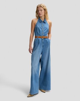 Regular Lightweight Wide Leg Jumpsuit in Mid Embrace