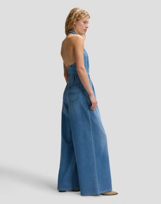 Regular Lightweight Wide Leg Jumpsuit in Mid Embrace