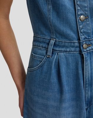 Regular Lightweight Wide Leg Jumpsuit in Mid Embrace