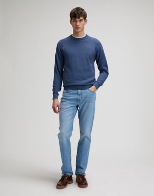 Lee Regular Clean Raglan Sweater Academy Blue, Lee