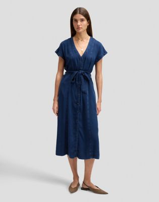 Regular Belted Midi Dress in Sunset Ride