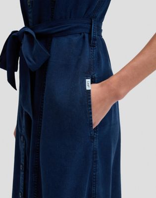 Regular Belted Midi Dress in Sunset Ride
