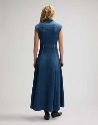 Lee Regular Maxi Western Dress Dark Magic, Lee