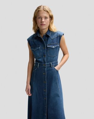 Regular Western Maxi Dress in Dark Magic
