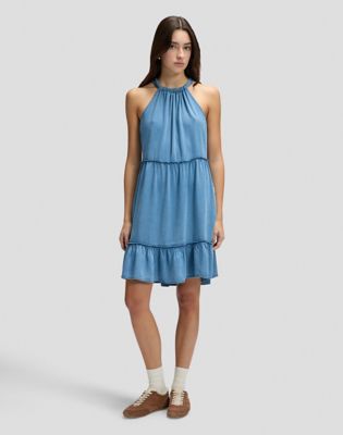 Relaxed Short Summer Dress in Ice Storm alternative view 2