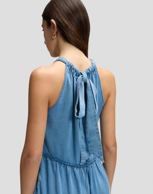 Relaxed Short Summer Dress in Ice Storm alternative view 4