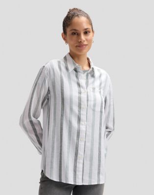 Regular All Purpose Shirt in Desert Sage Stripe