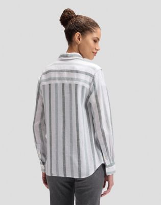 Regular All Purpose Shirt in Desert Sage Stripe