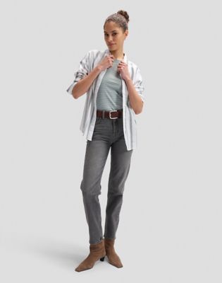 Regular All Purpose Shirt in Desert Sage Stripe