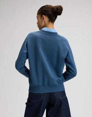 Lee Relaxed Raglan Crew Sweatshirt Academy Blue, Lee
