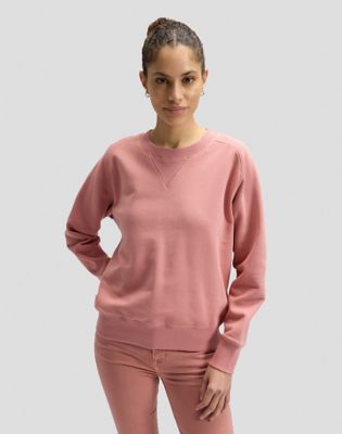 Relaxed Raglan Crew Sweatshirt in Mallory