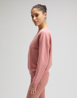 Relaxed Raglan Crew Sweatshirt in Mallory