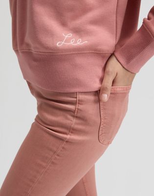 Relaxed Raglan Crew Sweatshirt in Mallory